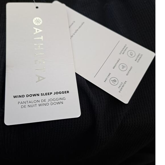 Athleta Wind Down Black Sleep Jogger Size XS NWT0 - Picture 6 of 8